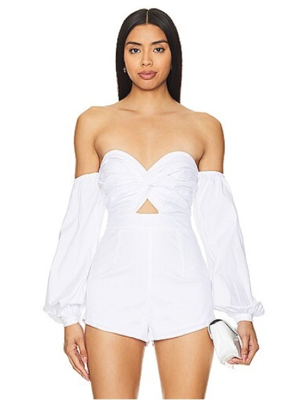 More To Come Revolve Flynn Romper in White Size XS
